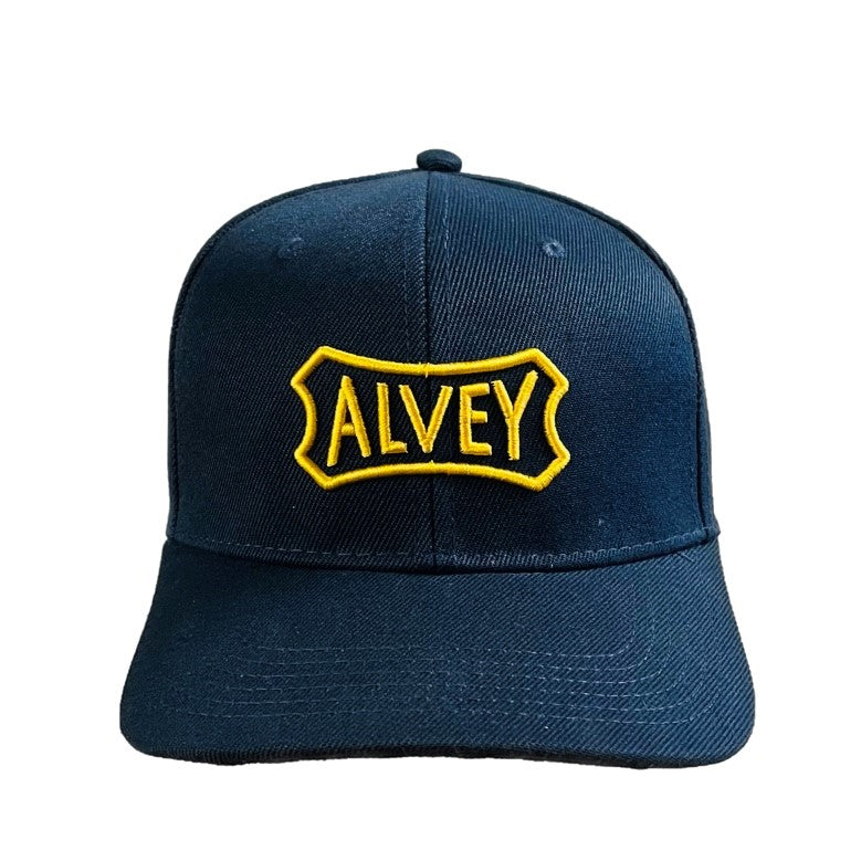 Alvey Baseball Style Cap - Navy/Gold