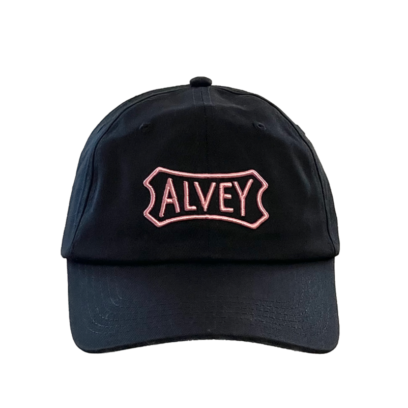Alvey Heritage Icon Cap - Black/Dusty Pink