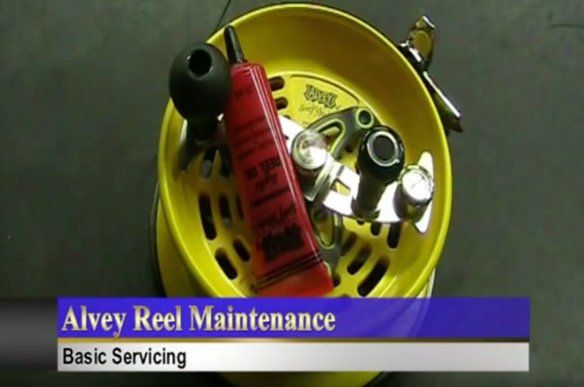 alvey fishing reel maintenance General Maintenance