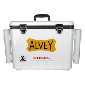 Alvey Engel Cooler Box + Rod Holders