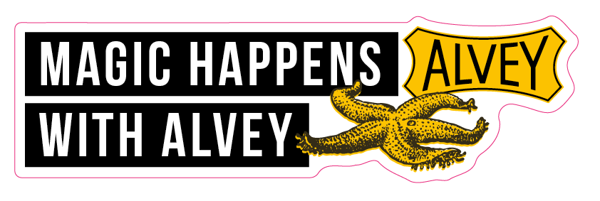 Alvey Sticker - MAGIC HAPPENS WITH ALVEY