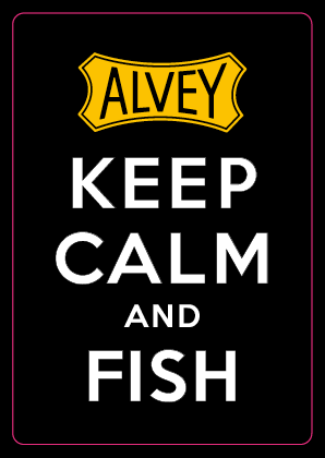 Alvey Sticker - KEEP CALM AND FISH