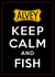 Alvey Sticker - KEEP CALM AND FISH