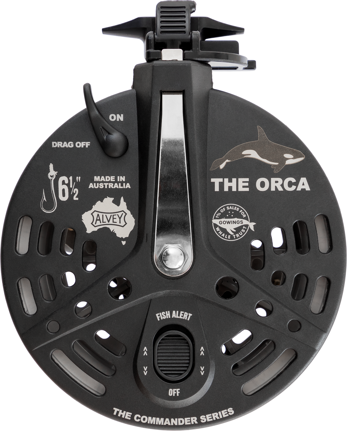 The Orca 6 1/2" Commander Series Reel