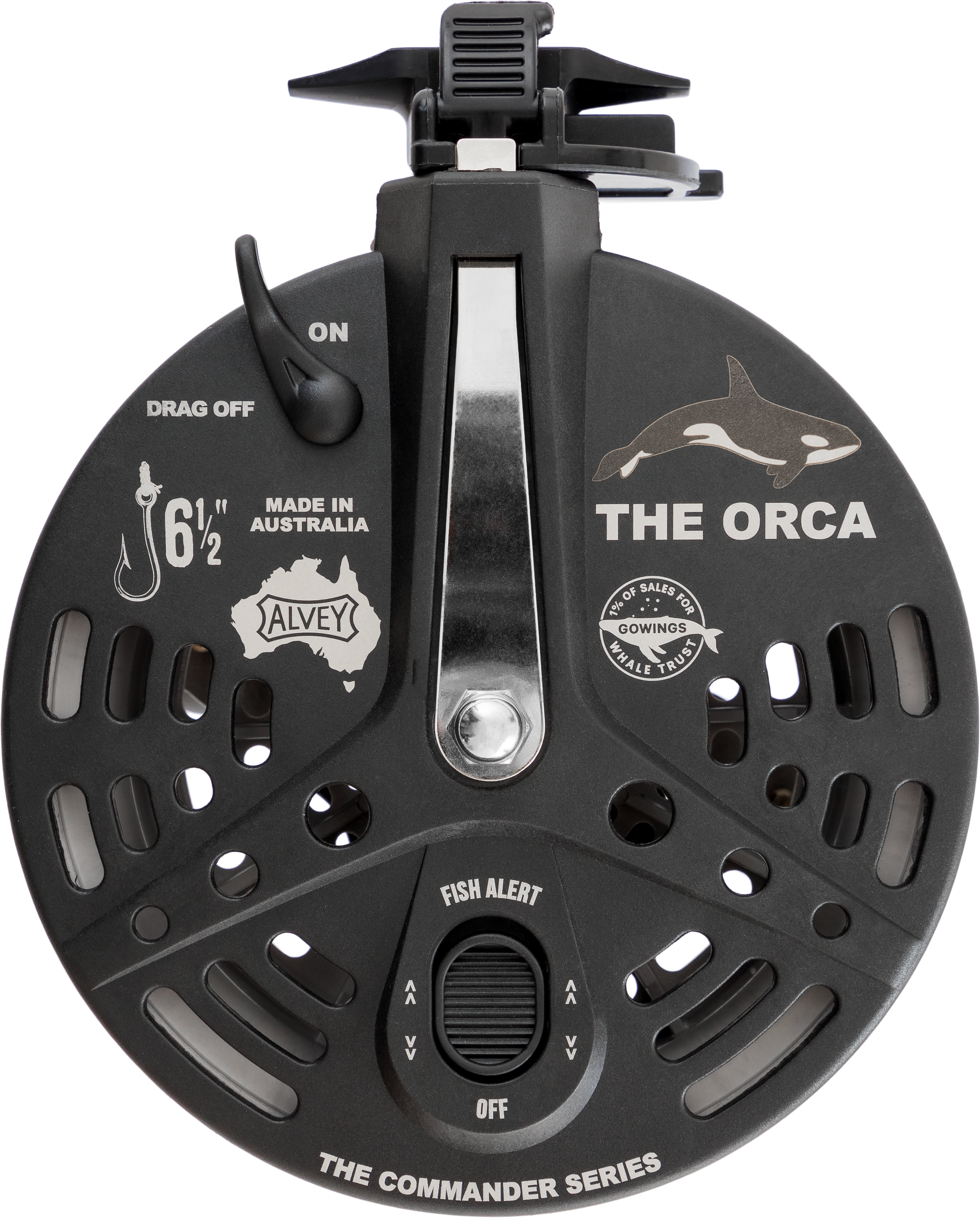 amazon australia fishing reels The Orca 6 1/2" Commander Series Reel | Beach Fishing Reel by Alvey Reels