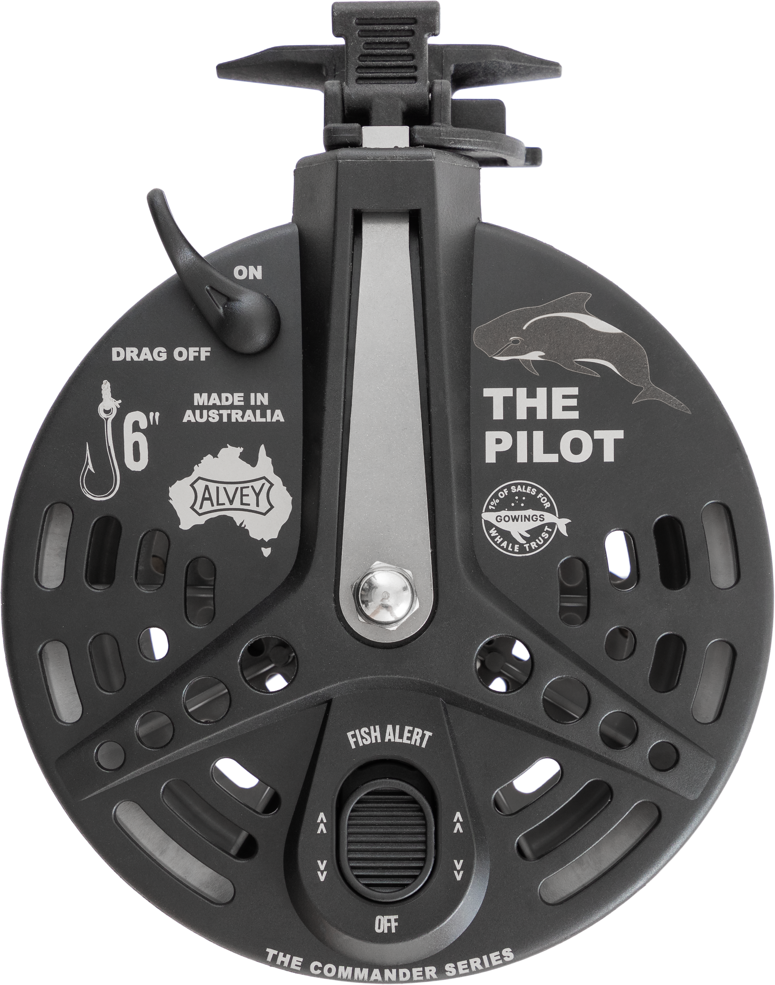 australian made fly fishing reels The Pilot 6" Commander Series Reel | Beach Fishing Reel by Alvey Reels