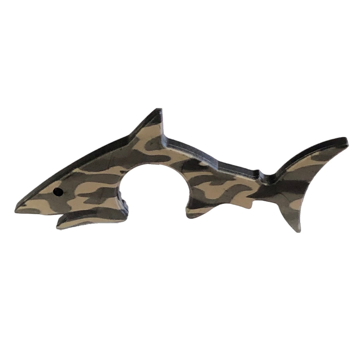 Alvey Camo Shark Bottle Opener