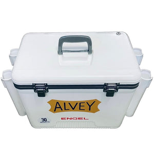 Alvey Engel Cooler Box + Rod Holders